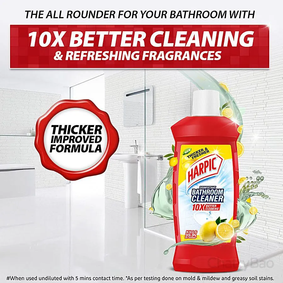 Harpic Bathroom Cleaner Lemon 1 L view 3