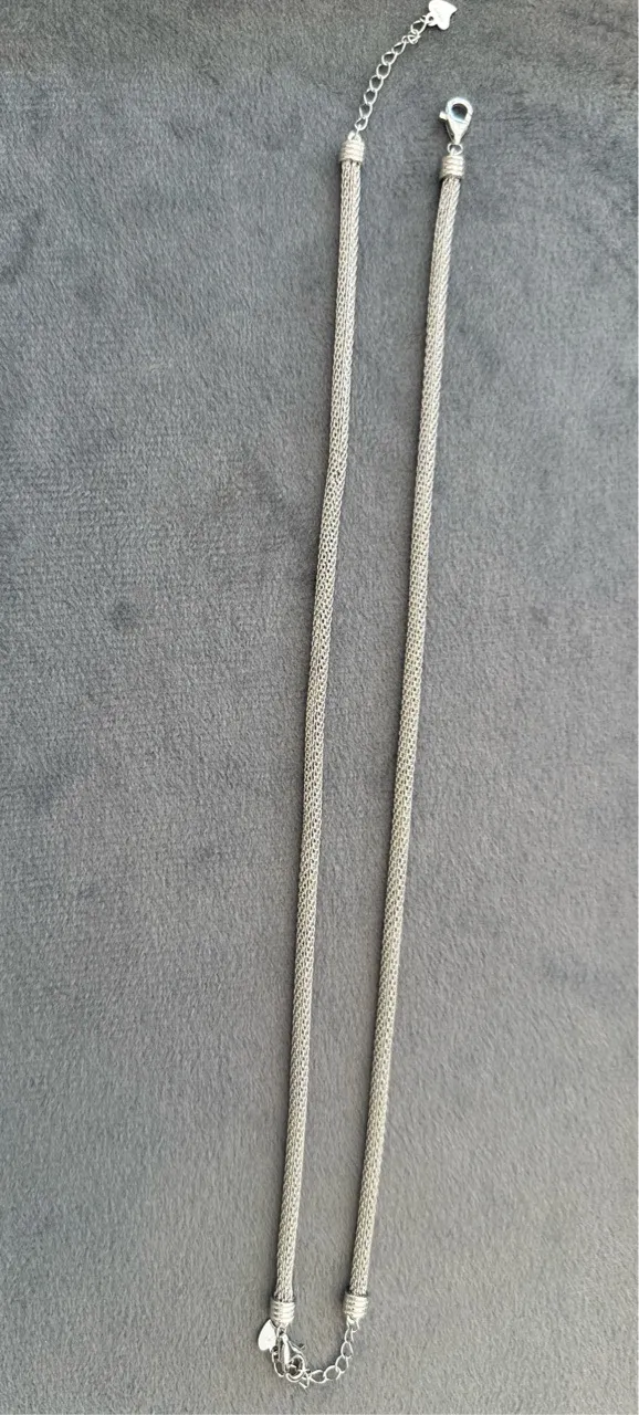 Silver Snake Chain Anklets view 2