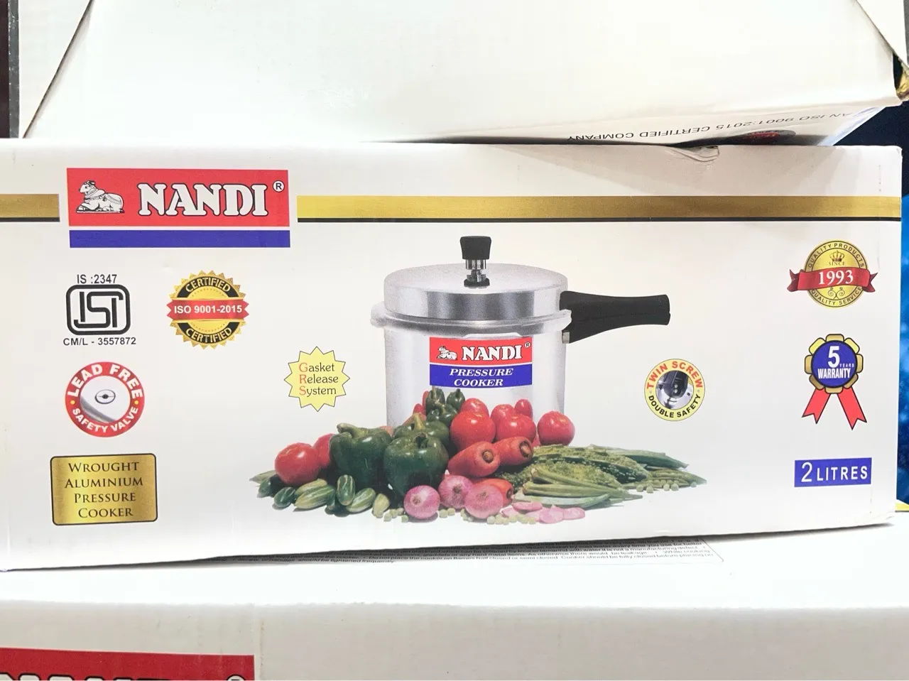 Nandi Pressure Cooker view 2