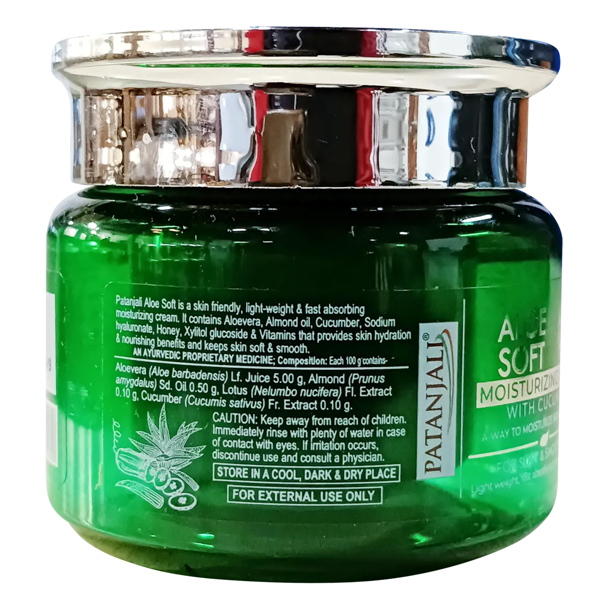 Patanjali Aloe Soft Moisturizing Cream 50 g view 2