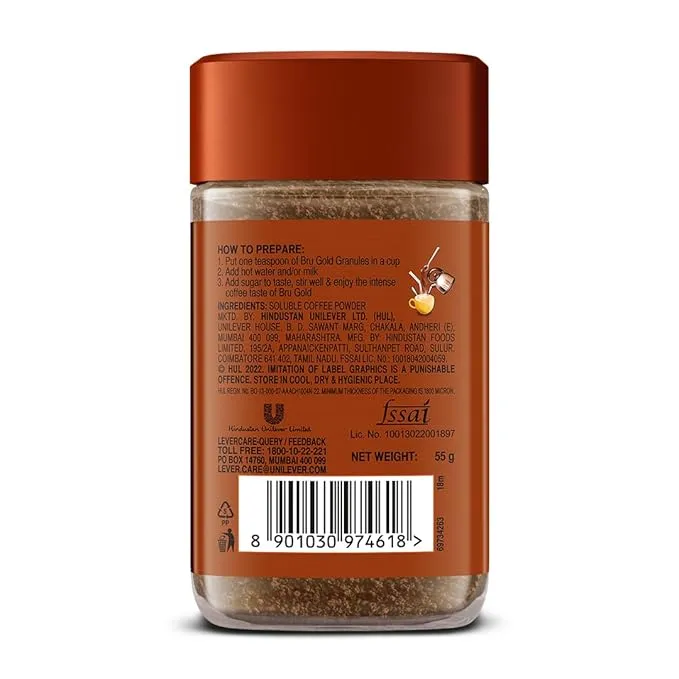 Bru Gold Freeze Dried Jar 55 g view 2