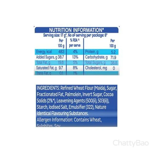 Cadbury Oreo Vanilla Flavour Biscuit 43 g view 3