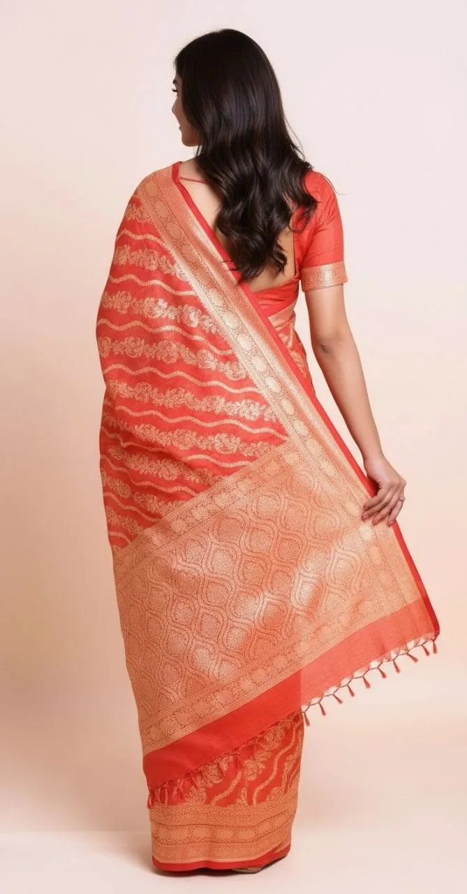 Embroidered Saree view 9
