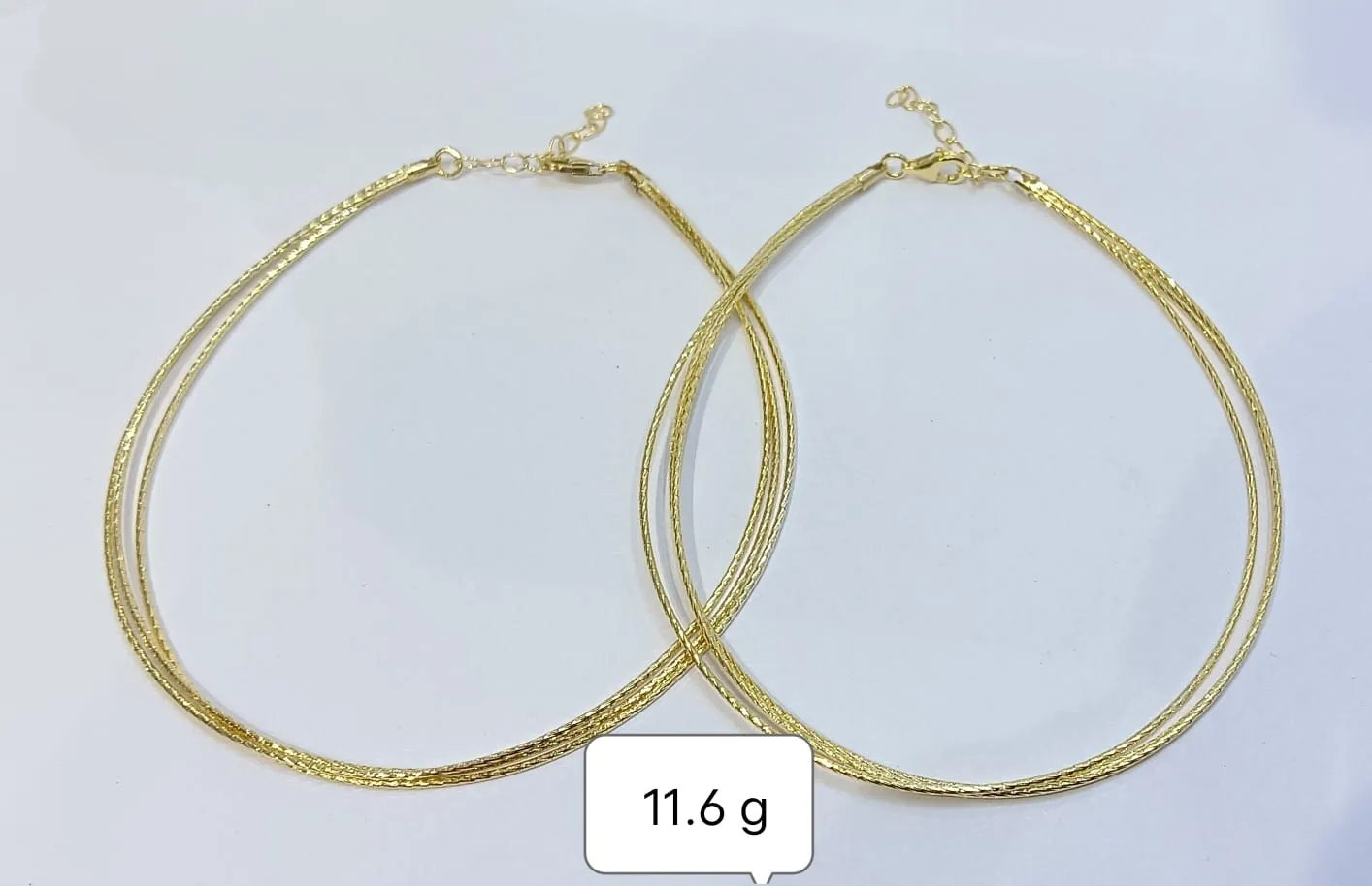 Gold Hoop Earrings view 3