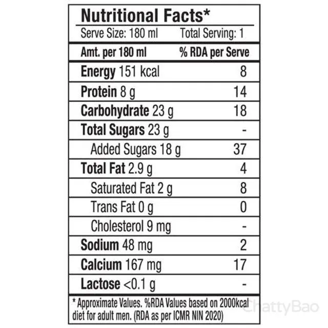 Epigamia Greek Yogurt Smoothie - Strawberry 180 ml view 3