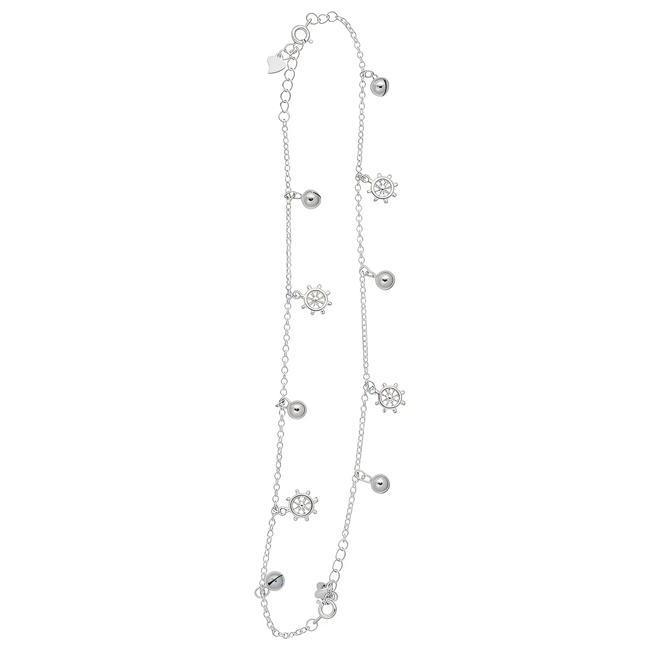 Silver Charm Anklet view 2