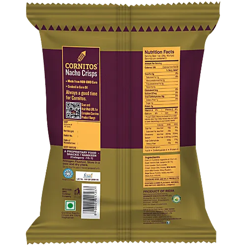 Cornitos Nacho Chips Sizzlin Jalapeno 60 g view 2