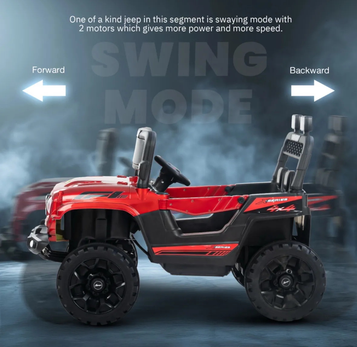 Mercedes Electric Jeep view 3