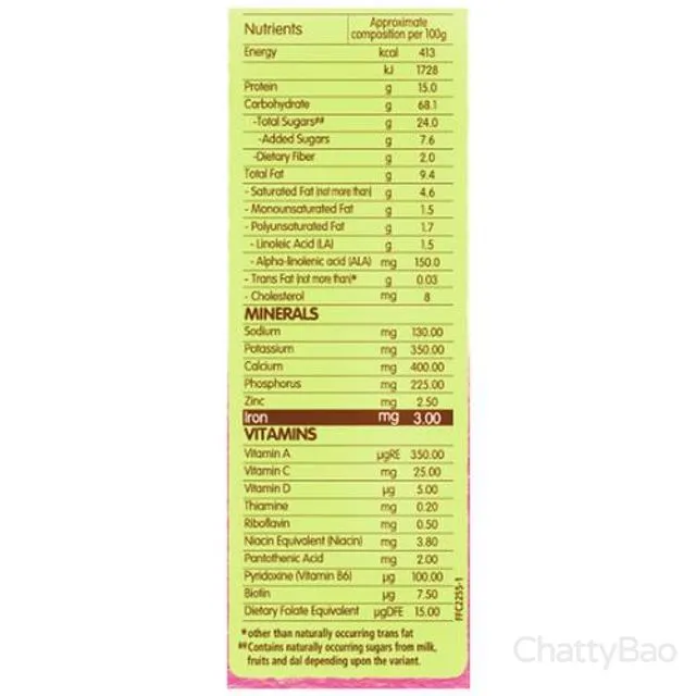 Nestle Cerelac Wheat Rice Mixed Fruit 10 to 24 Months 300 g view 3