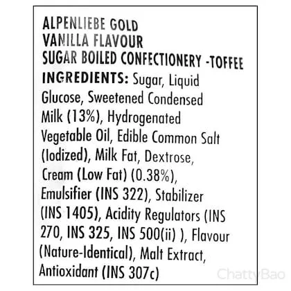 Alpenliebe Gold Caramel Toffee 324 g view 5