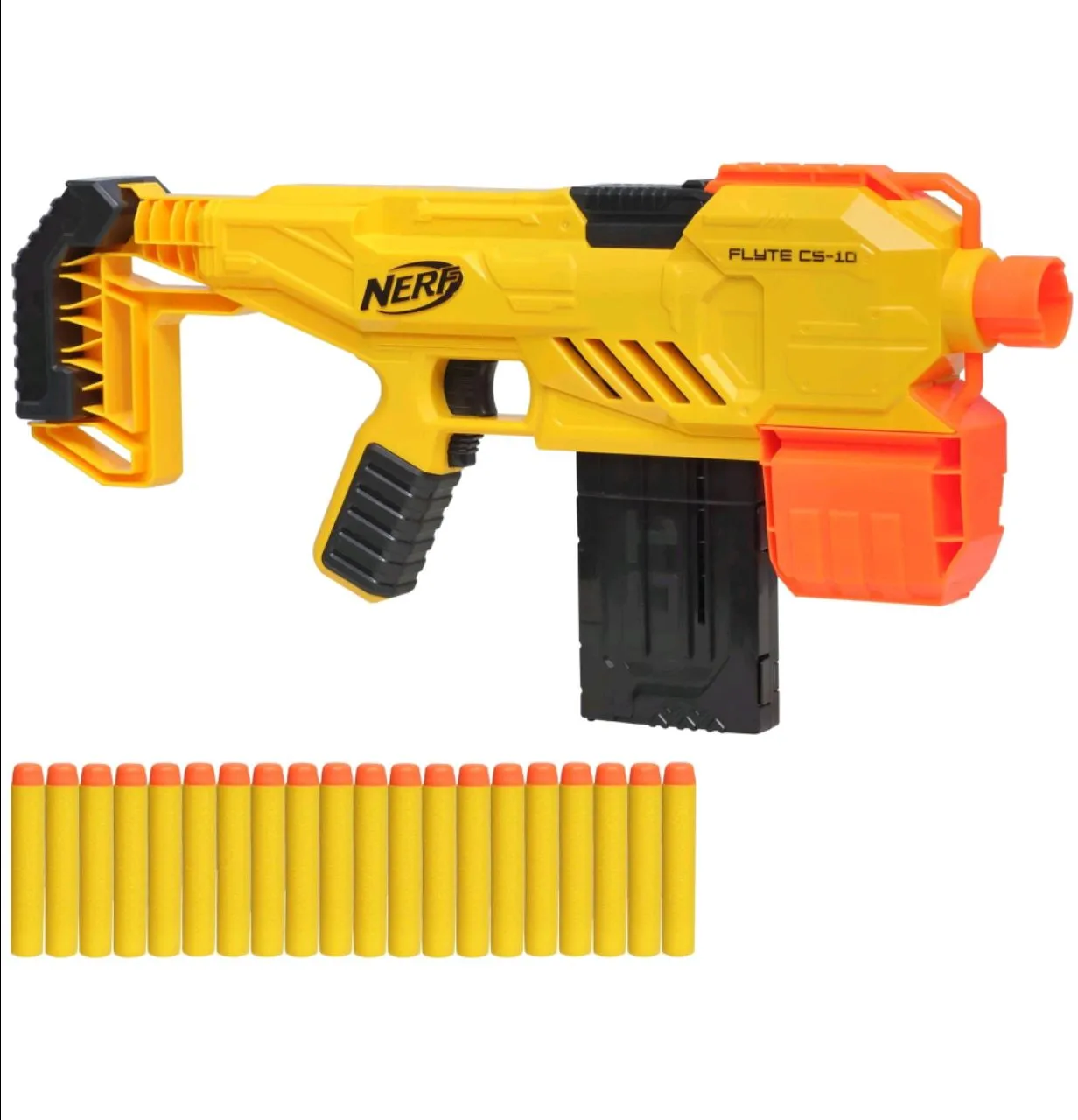 Nerf Alpha Strike Flyte CS-10, Yellow, 8+, 1 Pcs view 2