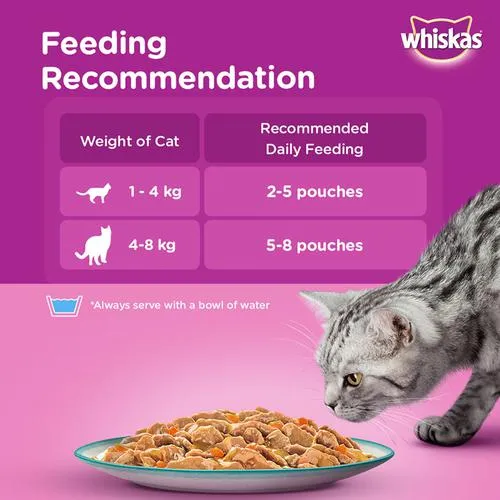 Whiskas Tasty Mix Wet Cat Food Adult 1+ Years - Tuna With Kanikama & Carrot In Gravy 70 g view 5