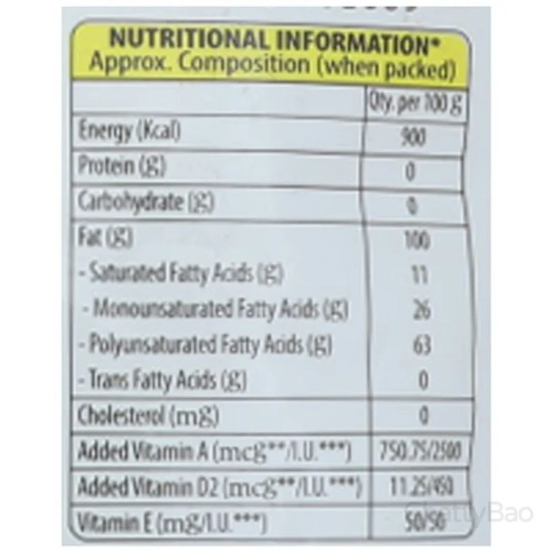 Sundrop Super Lite Advanced Sunflower Oil Pouch 1 L view 3