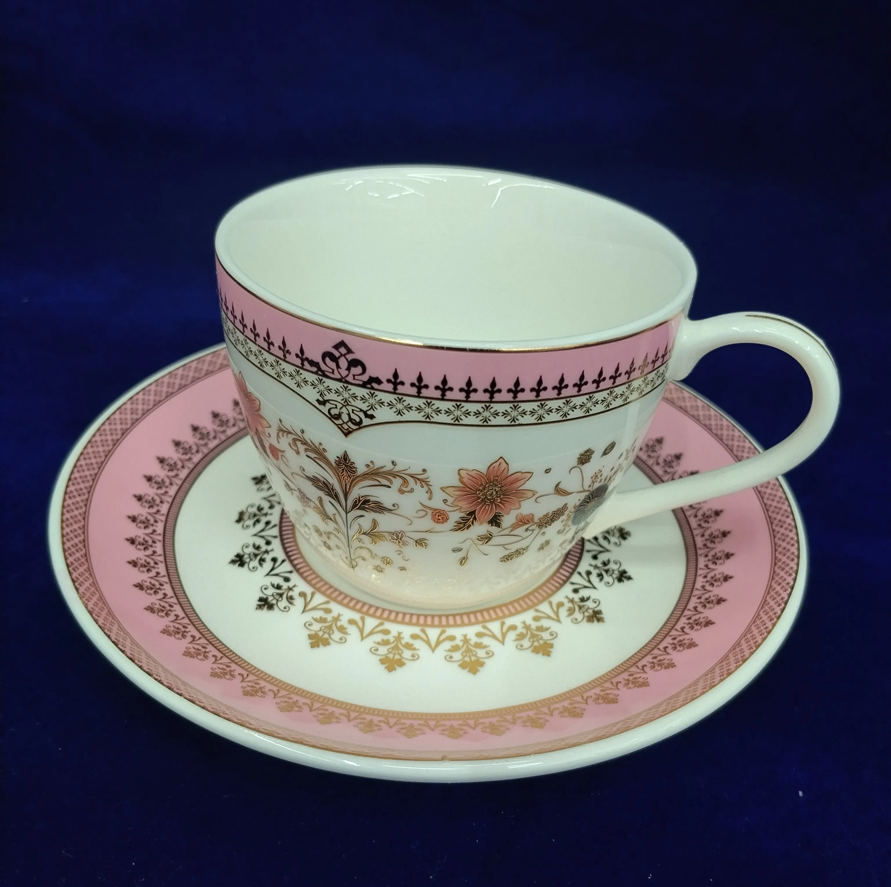 Elegant Teacup and Saucer Set view 2