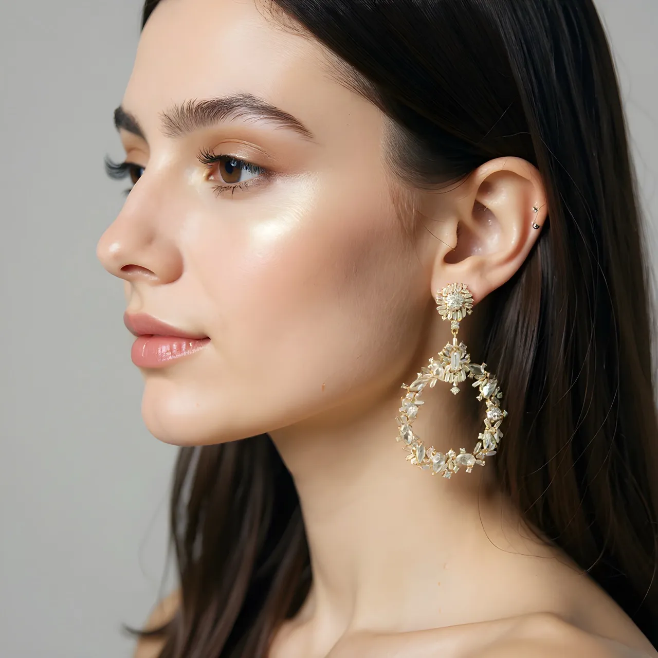 Elegant Crystal Earrings