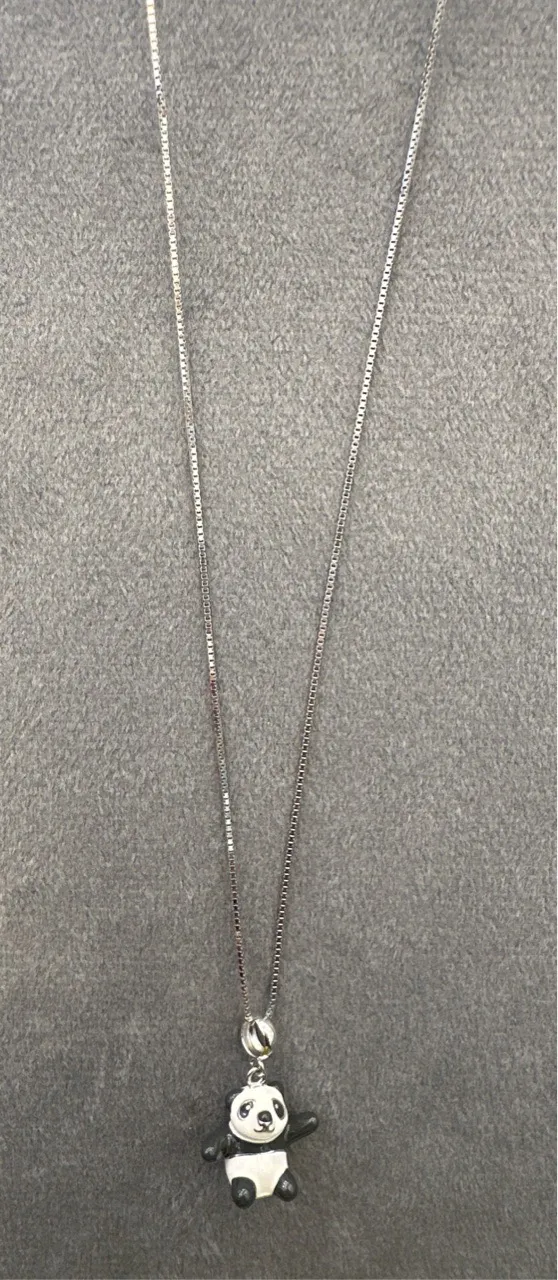Panda Pendant Necklace view 2