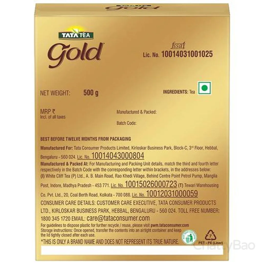 Tata Tea Gold 500 g view 2