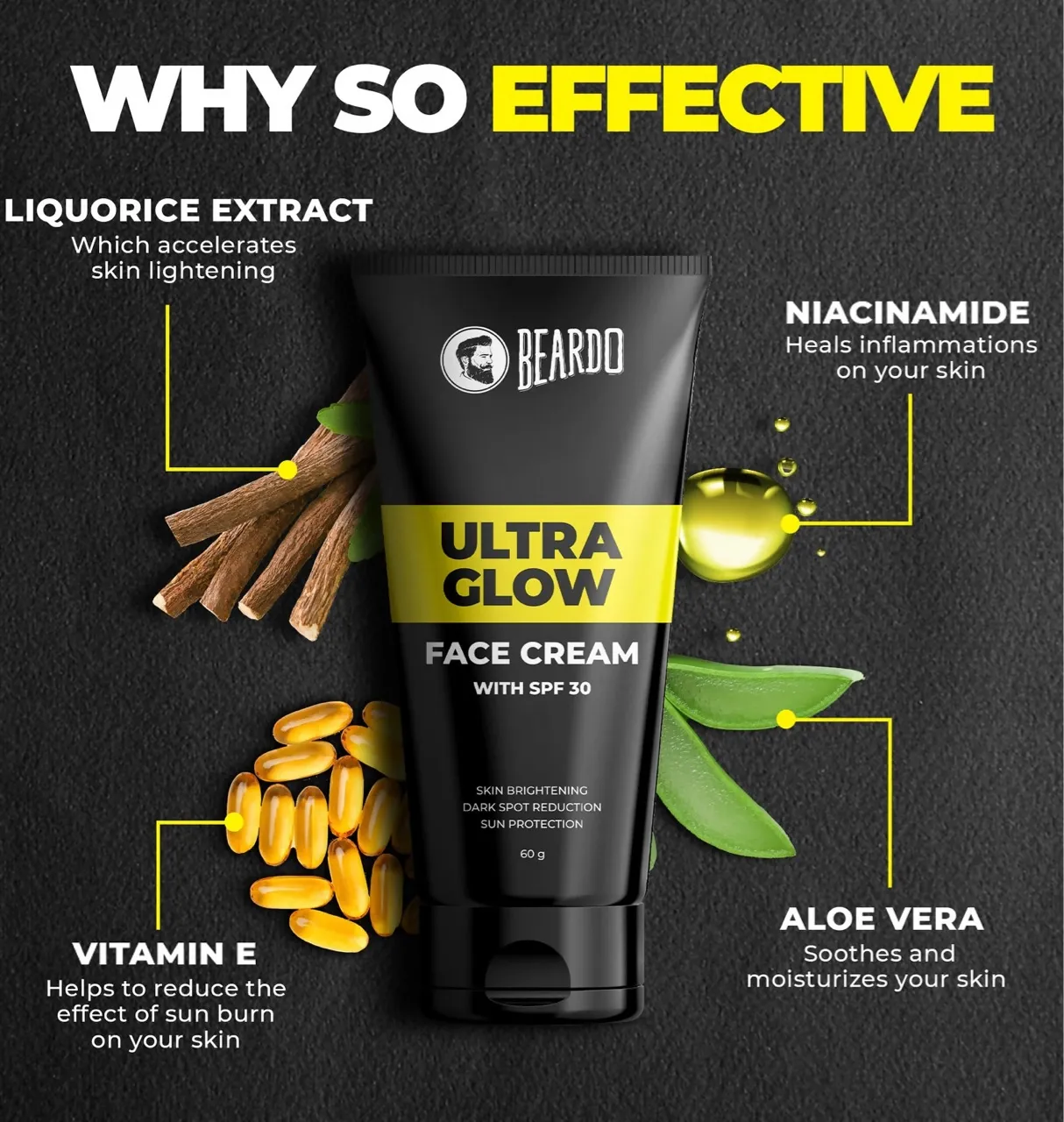 Beardo Ultraglow Cream Spf30 view 2