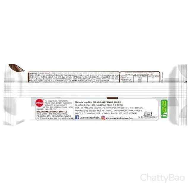 Winkies Mini Swiss Roll Cake Chocolate 25 g view 2