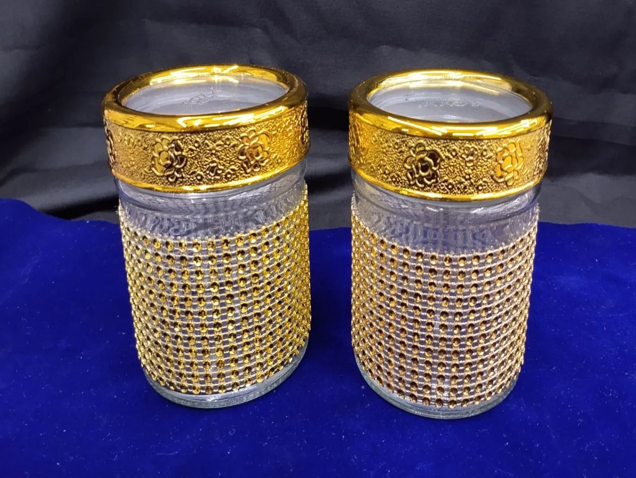 Embellished Glass Jars view 2