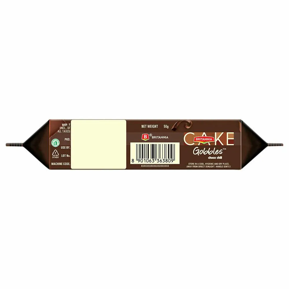 Britannia Gobbles Choco Chill Cake 50 g view 3