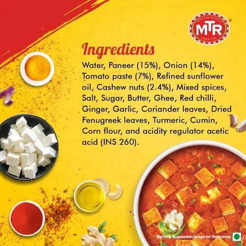 MTR Ready To Eat - Paneer Butter Masala 300 g view 5
