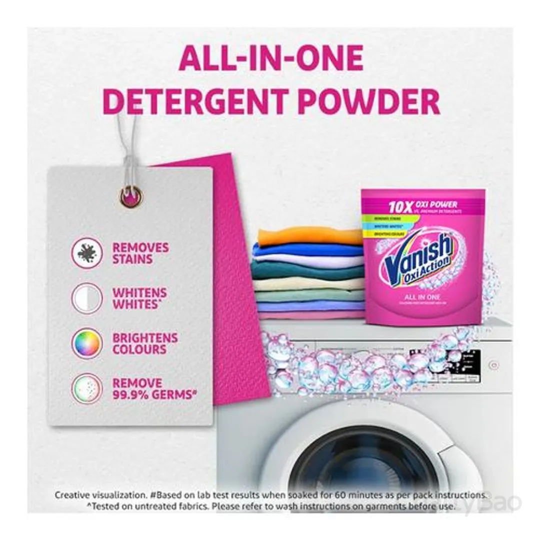 Vanish All in One Powder Detergent Booster 200 g view 3