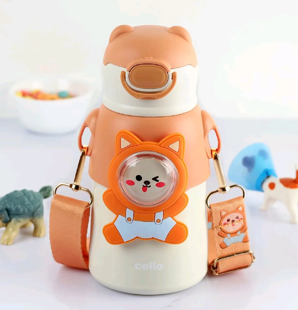 Cello Funz Kids Bottle-550, Green, 1 Pcs view 5
