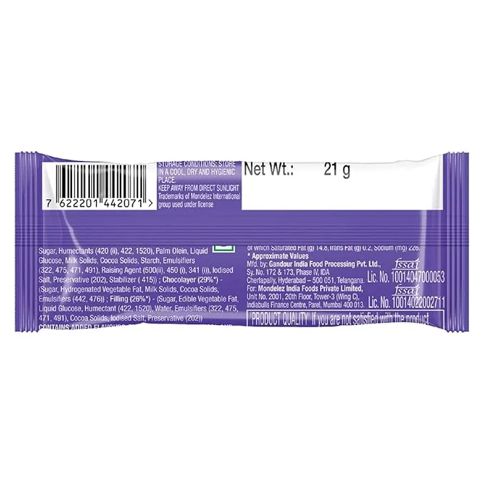Cadbury Chocobakes Choc Filled Cakes 21 g view 2