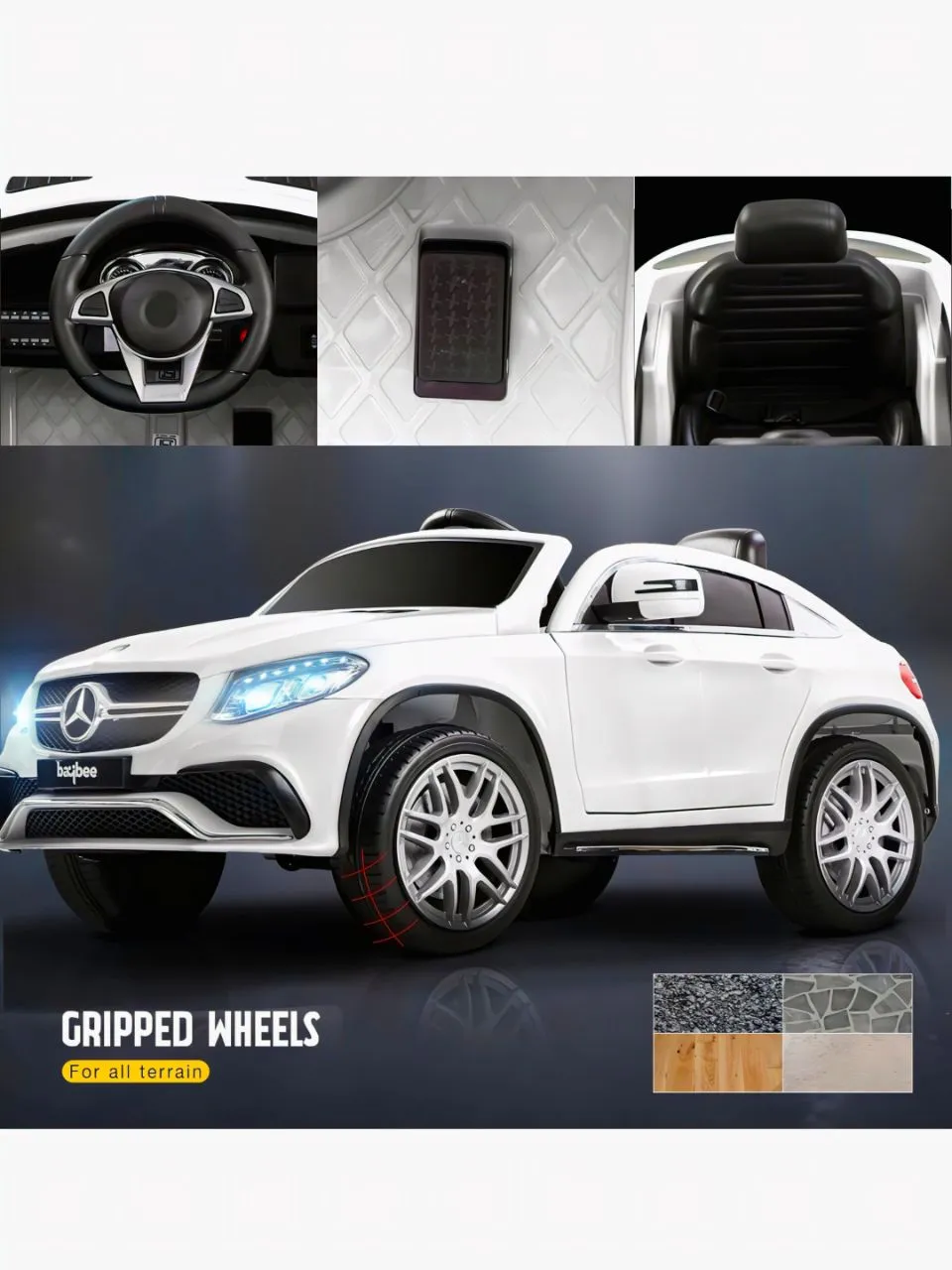 Baybee Mercedes Ride-On Car view 4