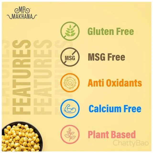 Mr Makhana Sea Salt & Vinegar 75 g view 3