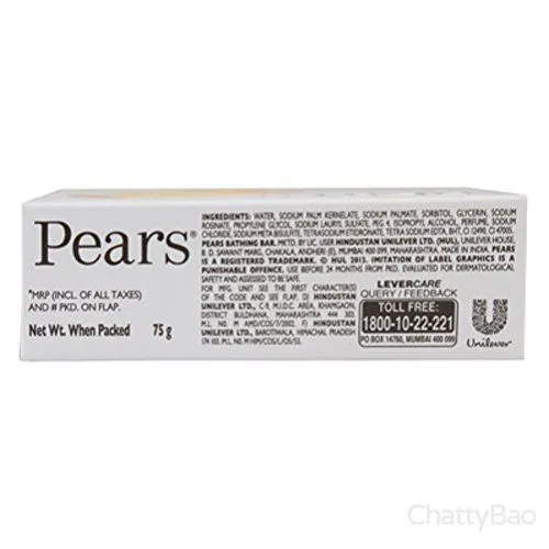 Pears Pure & Gentle Soap Bar 75 g view 2