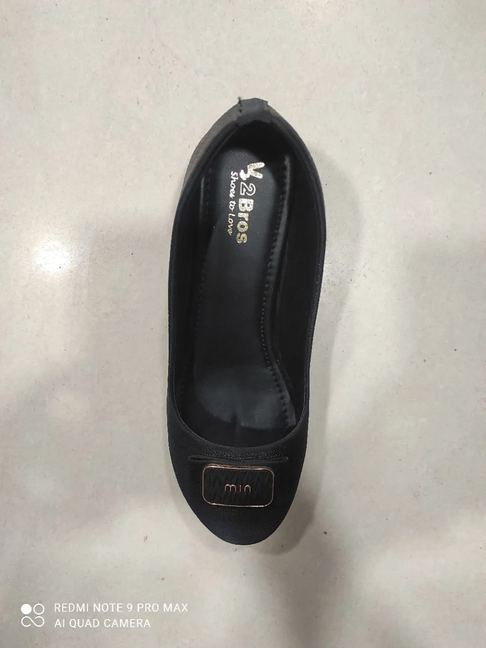 BBO Black Ballet Flats view 3