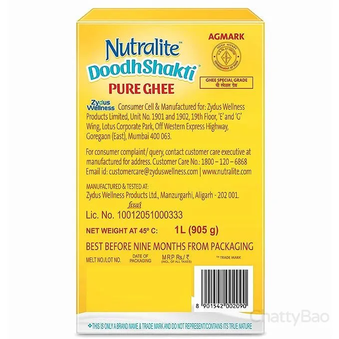 Nutralite DoodhShakti Pure Ghee From Braj Bhoomi 1 L view 3
