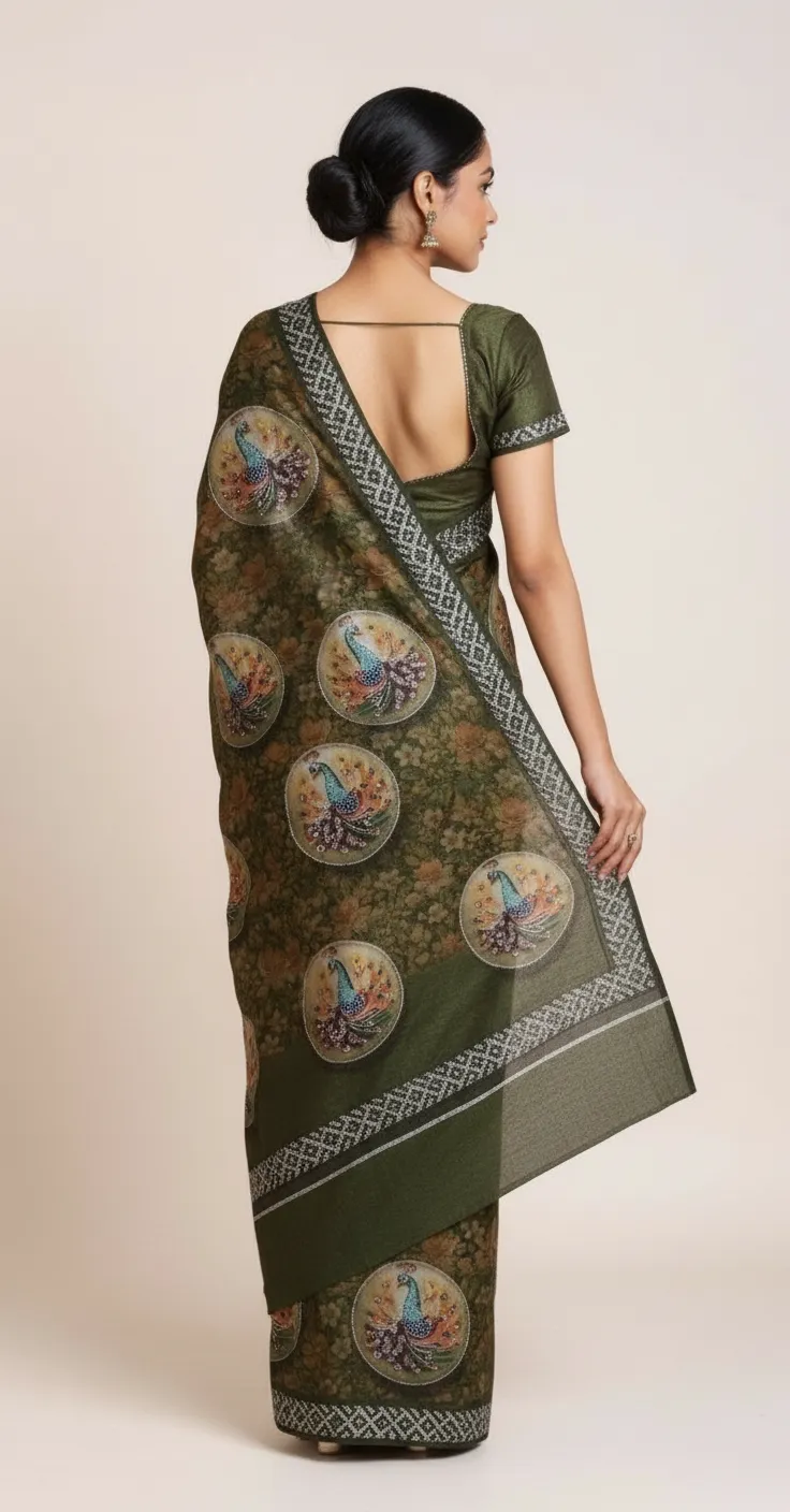 Embroidered Saree... view 2