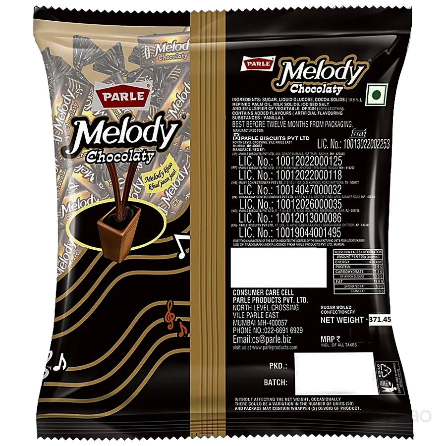 Parle Candy - Melody Chocolaty 391 g view 2