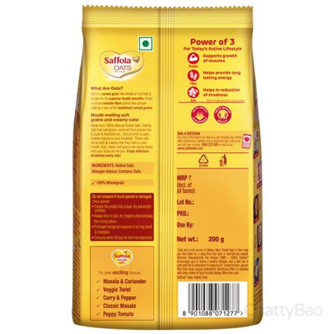 Saffola Oats 200 g view 2