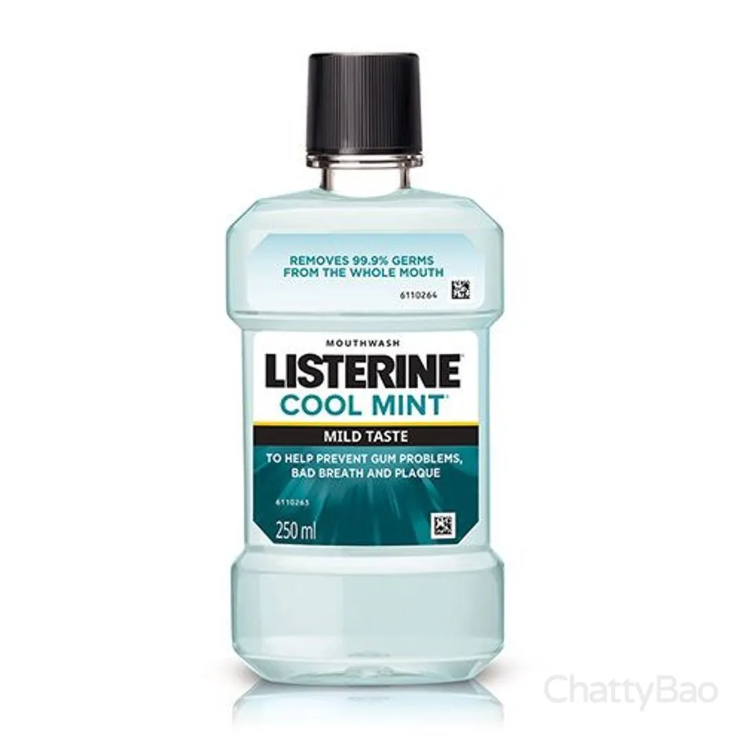 Listerine Cool Mint  - Mild Taste Mouthwash 250 ml view 2