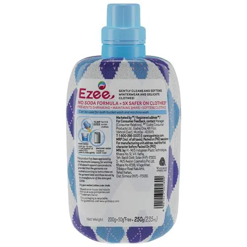 Godrej Ezee Liquid Detergent for Winter wear 200 g view 2