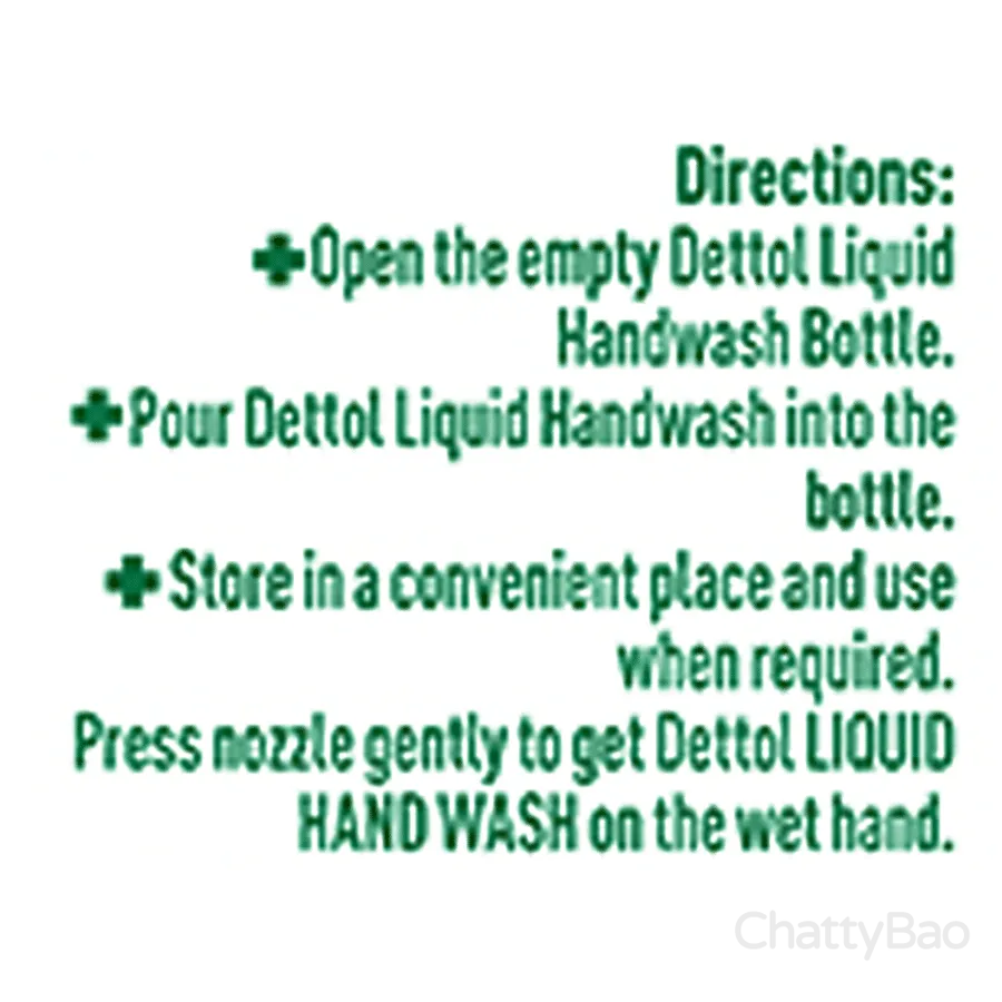 Dettol Original Liquid Handwash Pump 200 ml view 4