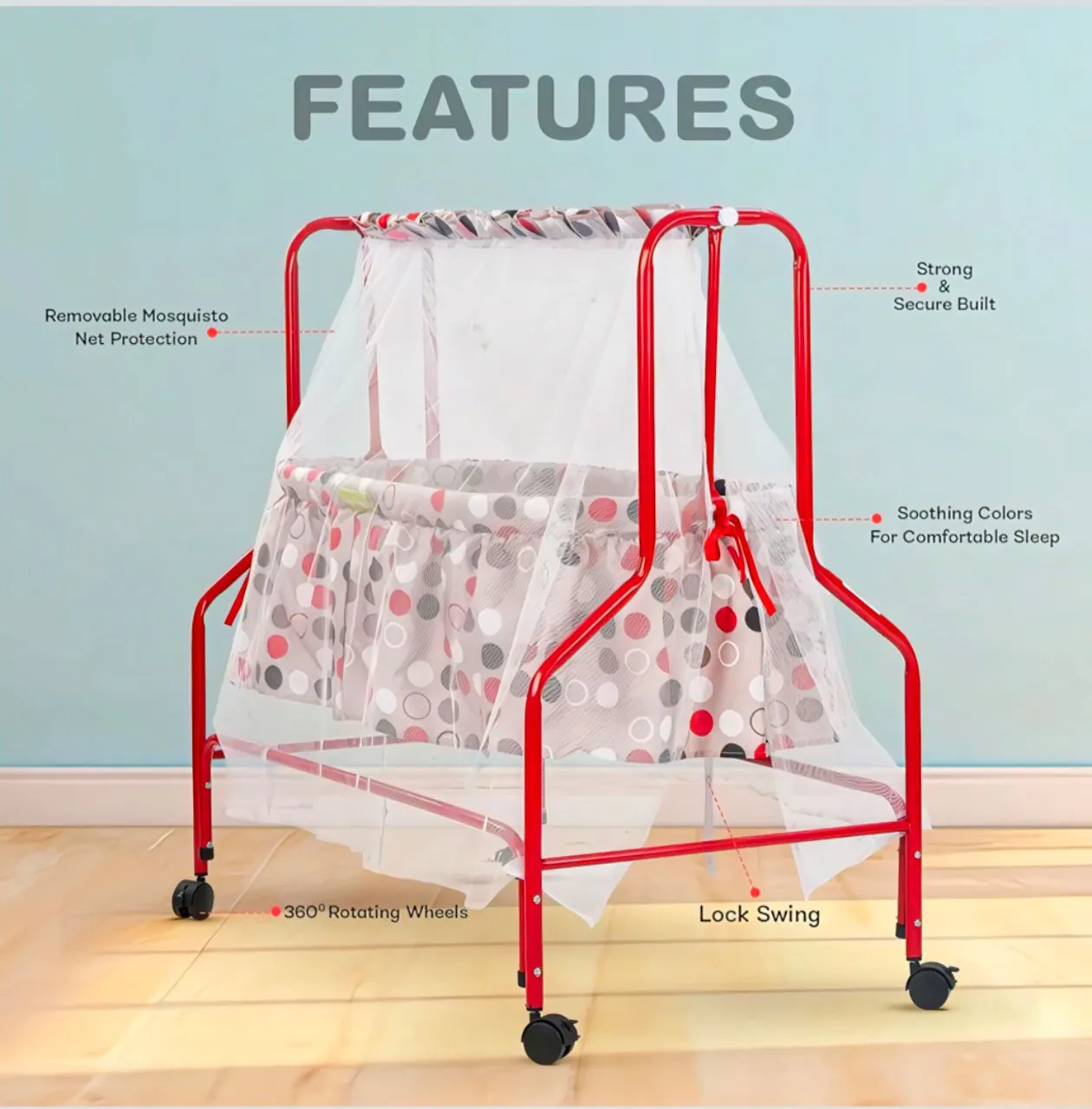 Portable Baby Crib view 2