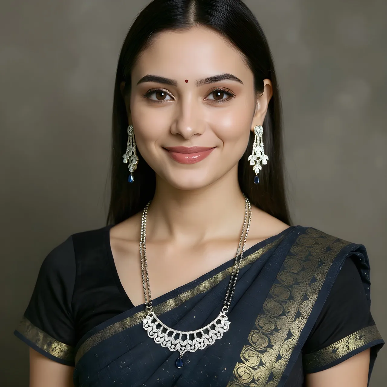 Elegant Gemstone Necklace Set view 2