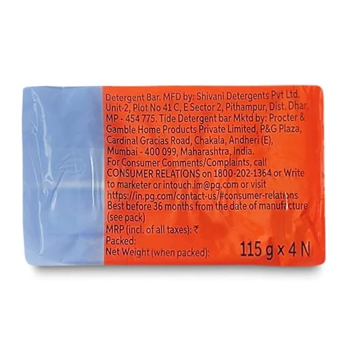 Tide Detergent Bar (Buy 3 Get 1 Free) 115 g each view 2
