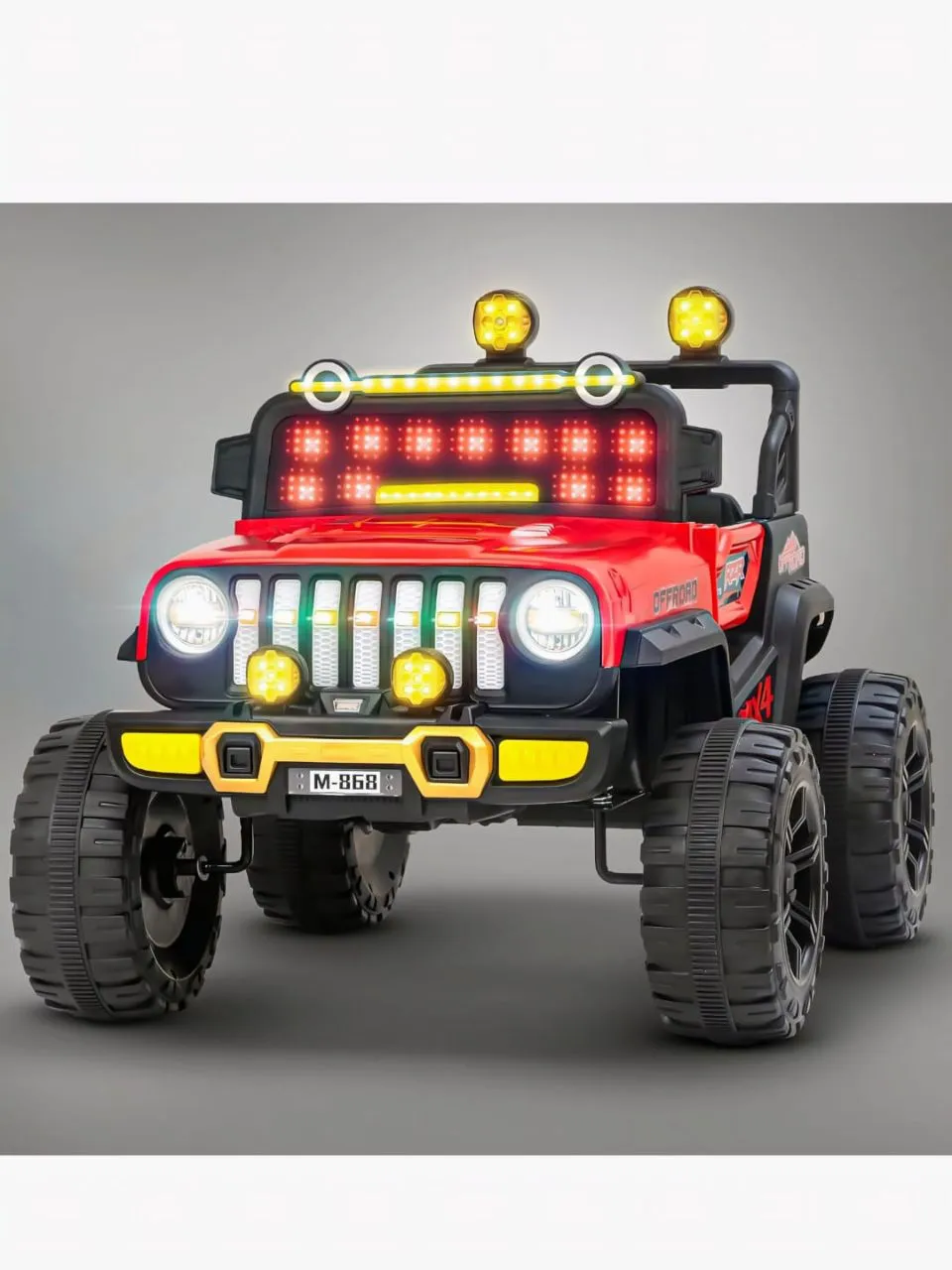 Baybee Off-Road Jeep Red view 6