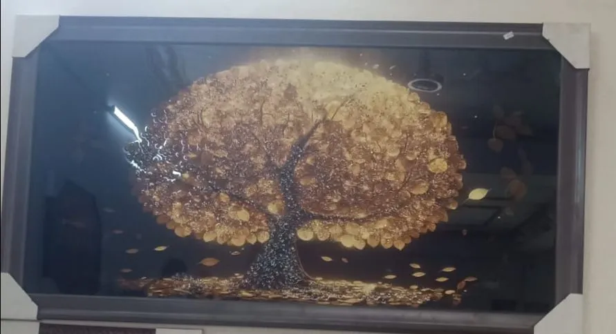Full Size Epoxy Painting Tree Design