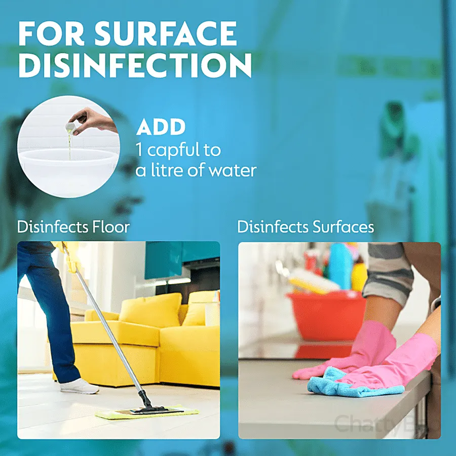 Dettol Disinfectant Floor Cleaner - Menthol Cool 500 ml view 4