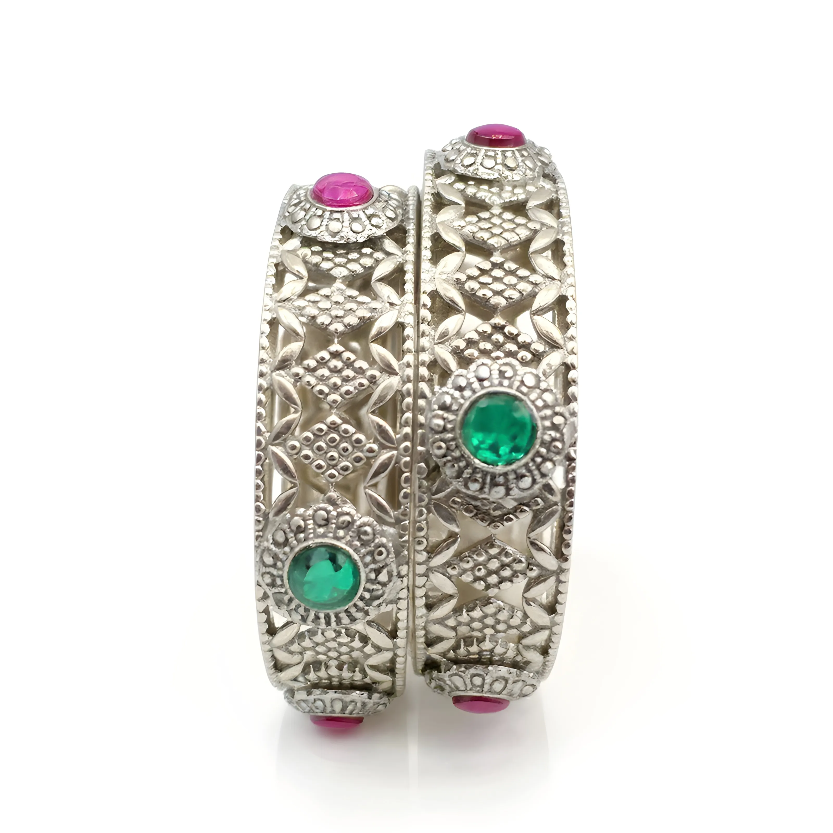Antique Gemstone Bangles view 4
