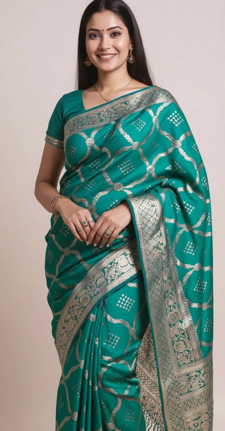 Designer Banarasi Saree. view 3
