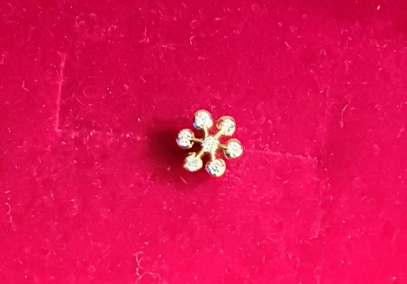 Diamond Nose Pin, view 2