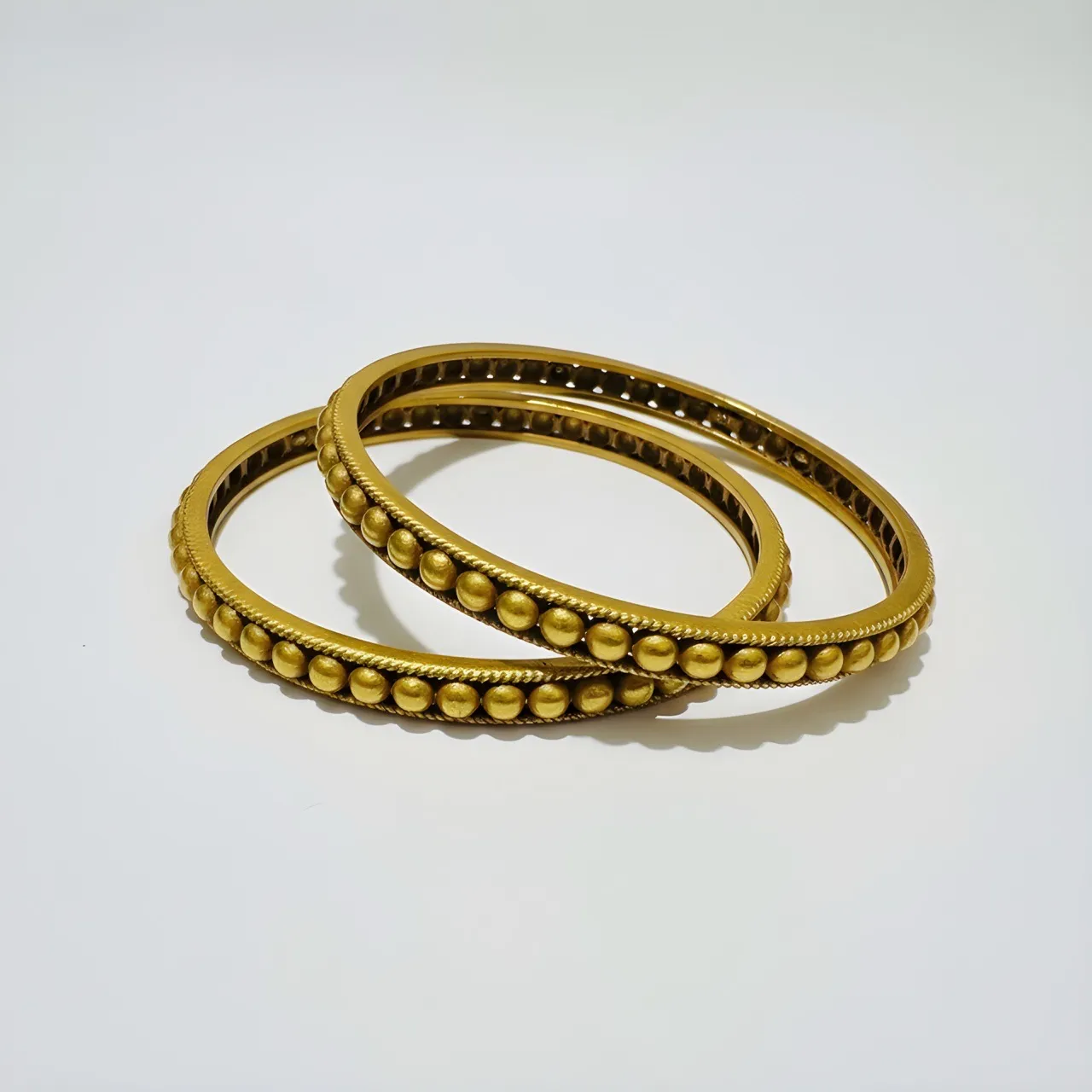 Gold-Plated Traditional Bangles view 2